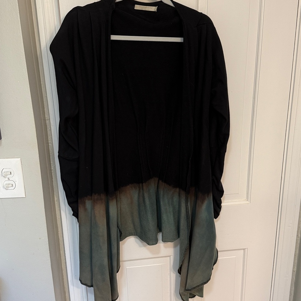 Testimony Black and Green Women's cardigan/